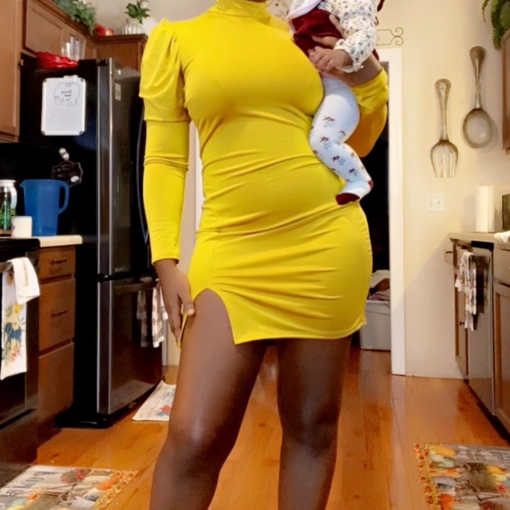Yellow  dress